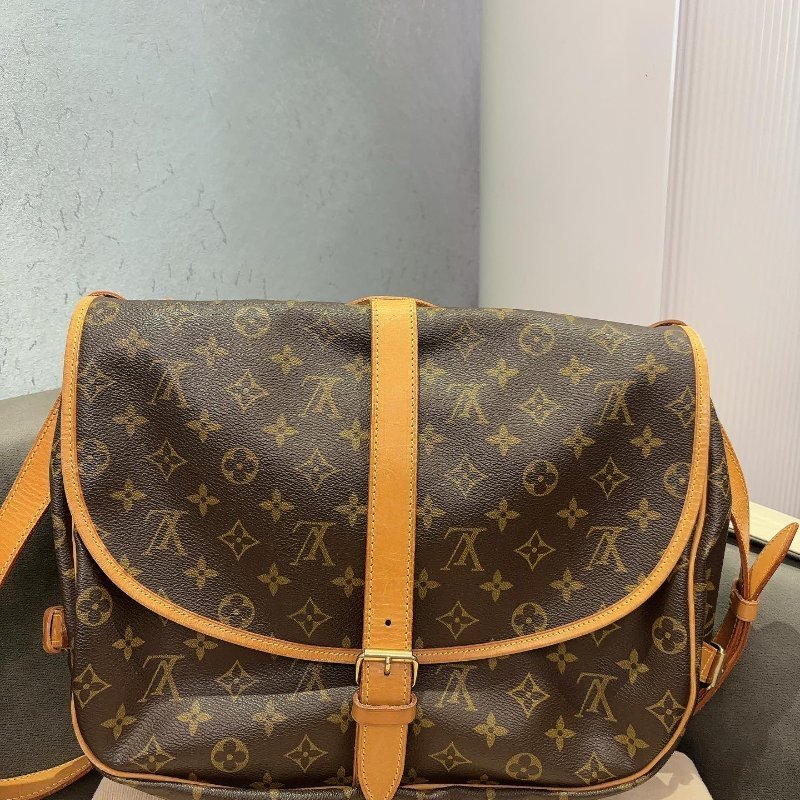Louis Vuitton 雙子星 中號單肩斜背包 整體很新 配件塵袋-0