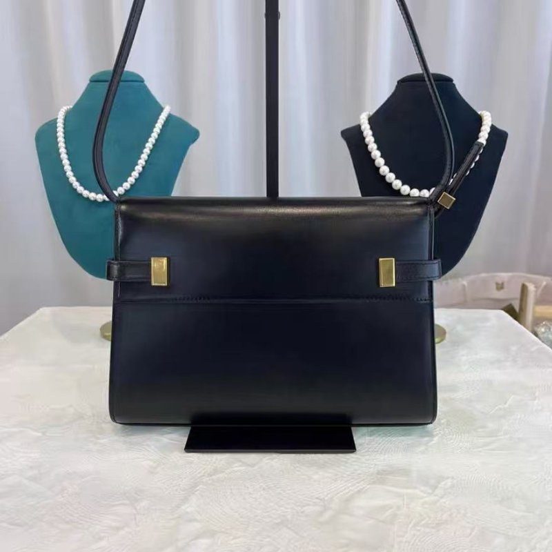 YSL 曼哈頓 黑金小號 全新閒置 24*17.5*6 配件塵袋-3