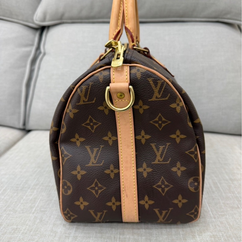LV M41112 經典Monogram SPEEDY 30手提包 斜背包 波士頓包#背帶款#-9
