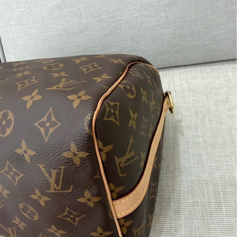 LV M41112 經典Monogram SPEEDY 30手提包 斜背包 波士頓包#背帶款#-10