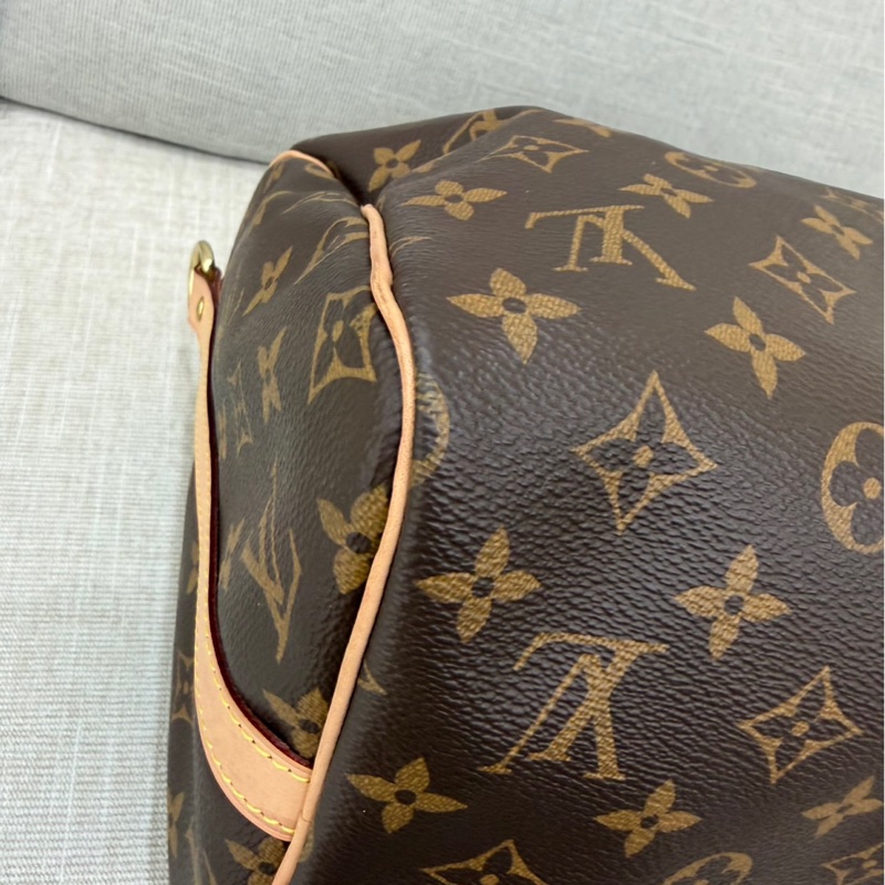 LV M41112 經典Monogram SPEEDY 30手提包 斜背包 波士頓包#背帶款#-13
