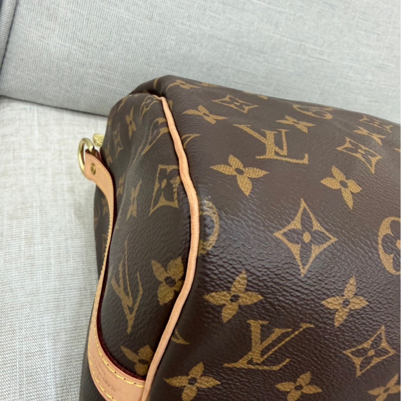 LV M41112 經典Monogram SPEEDY 30手提包 斜背包 波士頓包#背帶款#-47