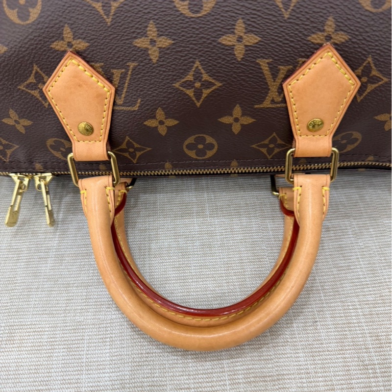 LV M41112 經典Monogram SPEEDY 30手提包 斜背包 波士頓包#背帶款#-50