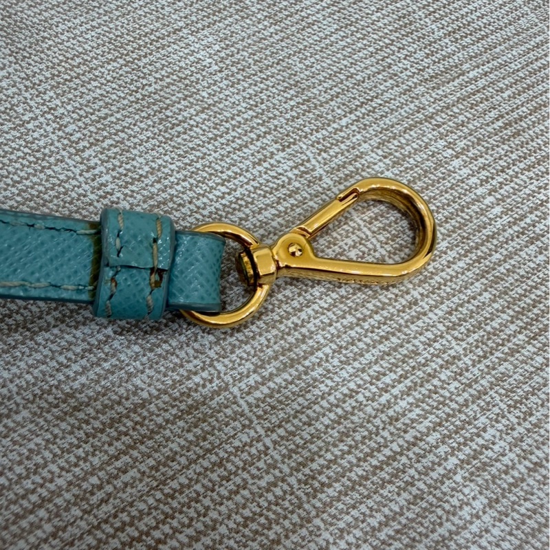 PRADA 貝殼包 手提包 斜背包淺藍色-46