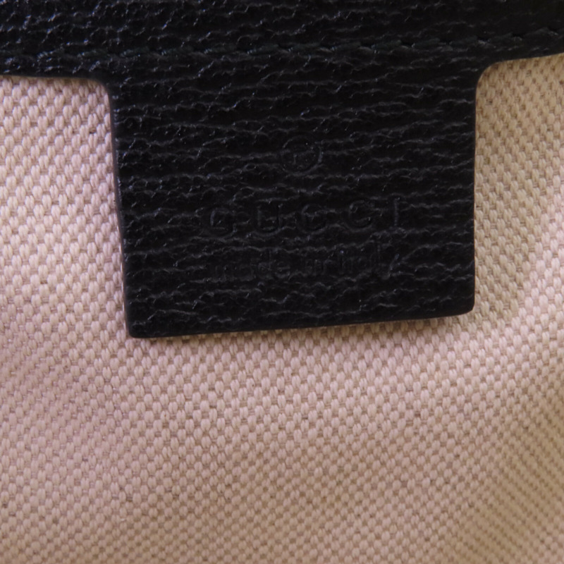 GUCCI 牛皮皮革Bee Star Hand Bag金扣手挽袋-5