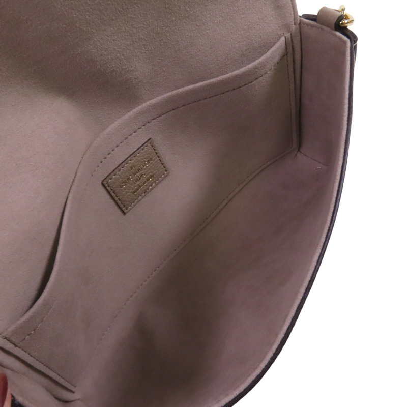 LOUIS VUITTON Monogram Empreinte Felicie Pochette金扣鏈帶肩背袋-4