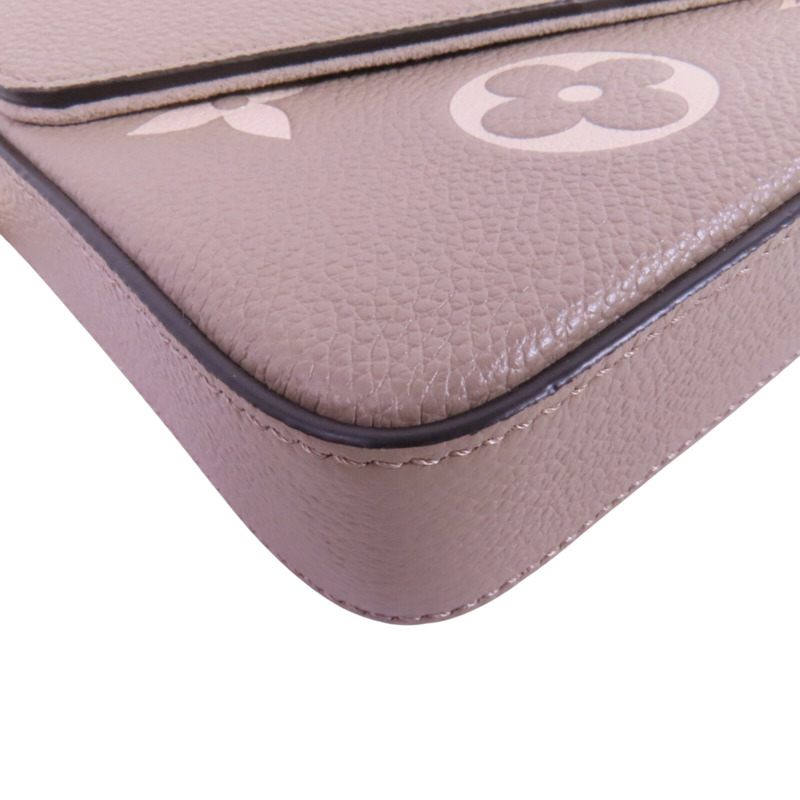 LOUIS VUITTON Monogram Empreinte Felicie Pochette金扣鏈帶肩背袋-10