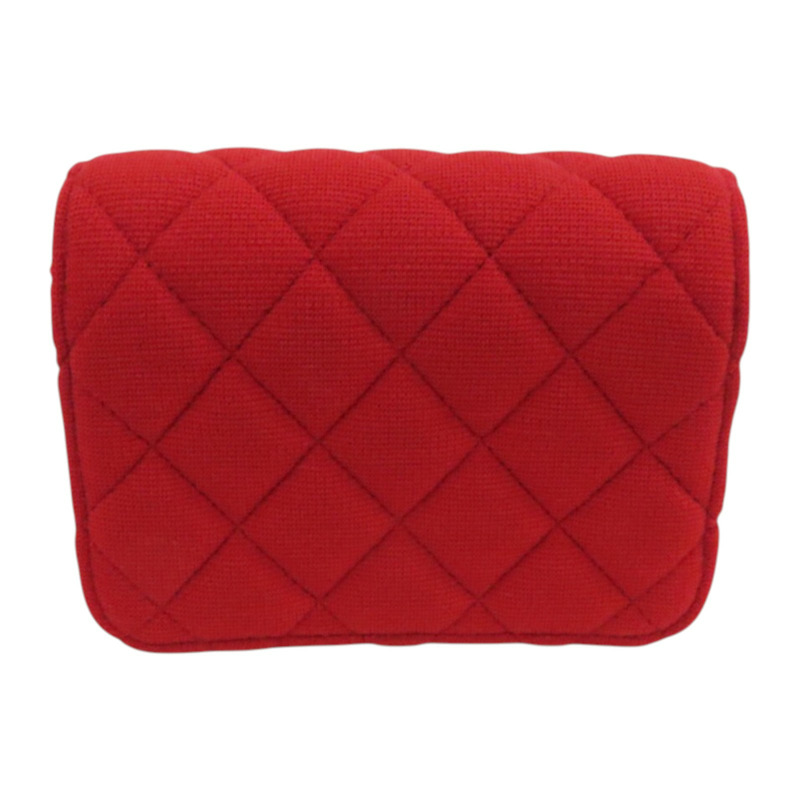 CHANEL 帆布Shoulder Bag金扣鏈帶肩背袋-1