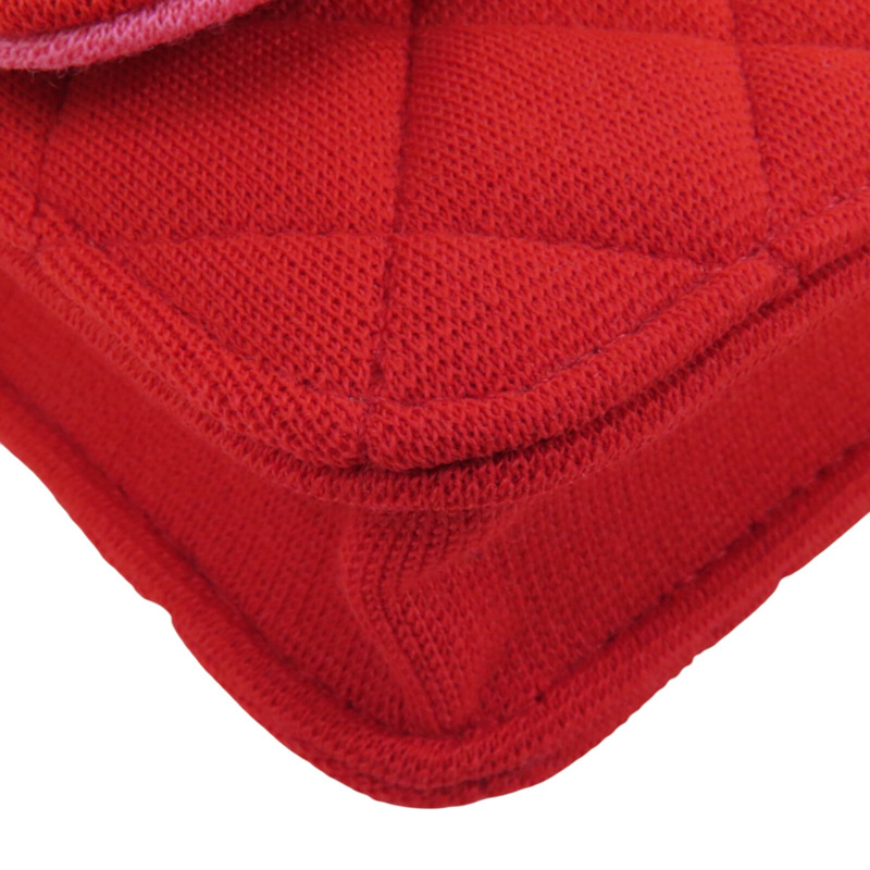 CHANEL 帆布Shoulder Bag金扣鏈帶肩背袋-10