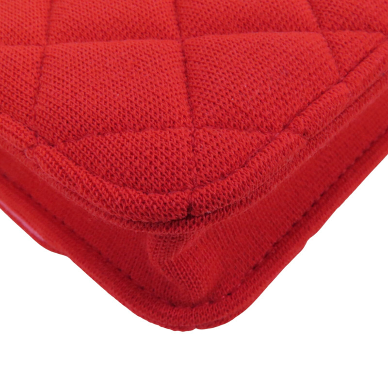 CHANEL 帆布Shoulder Bag金扣鏈帶肩背袋-12