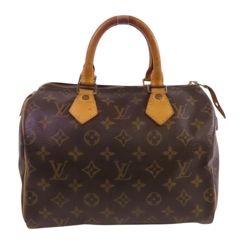 LOUIS VUITTON Monogram Speedy 25金扣手挽袋