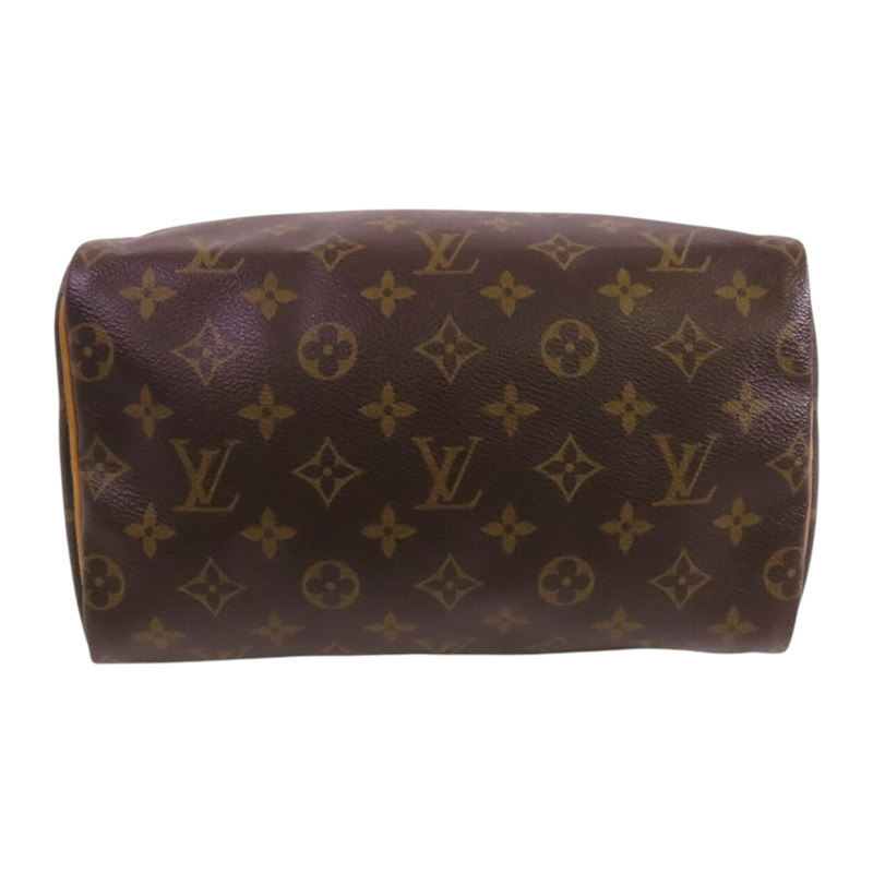 LOUIS VUITTON Monogram Speedy 25金扣手挽袋-3