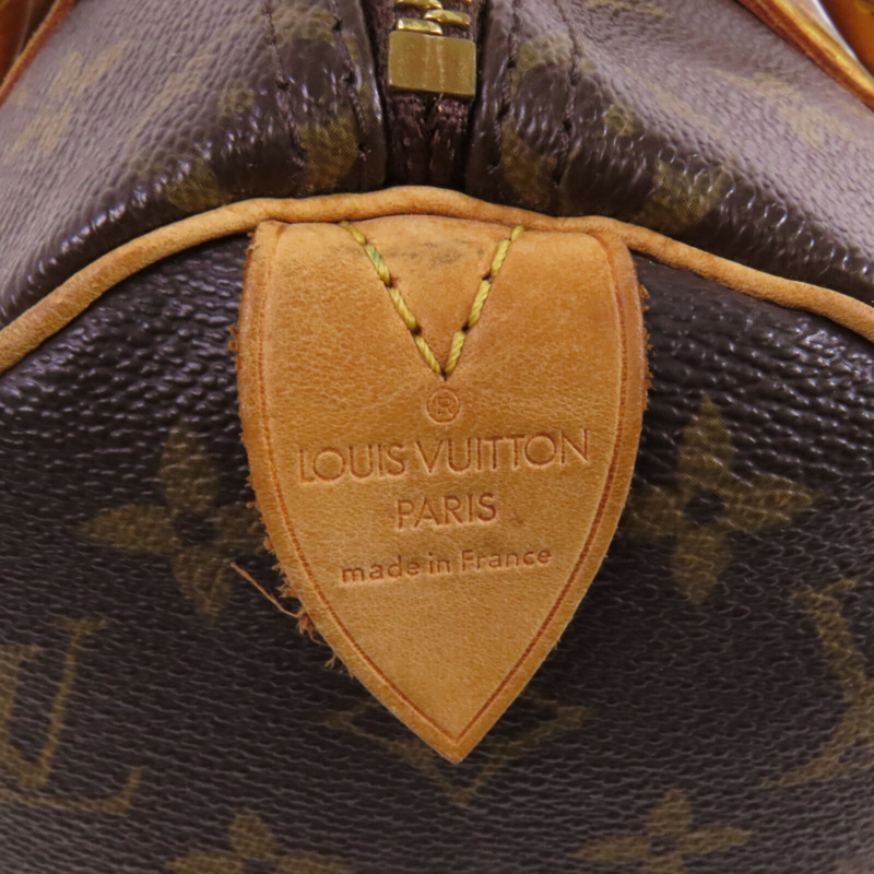 LOUIS VUITTON Monogram Speedy 25金扣手挽袋-5