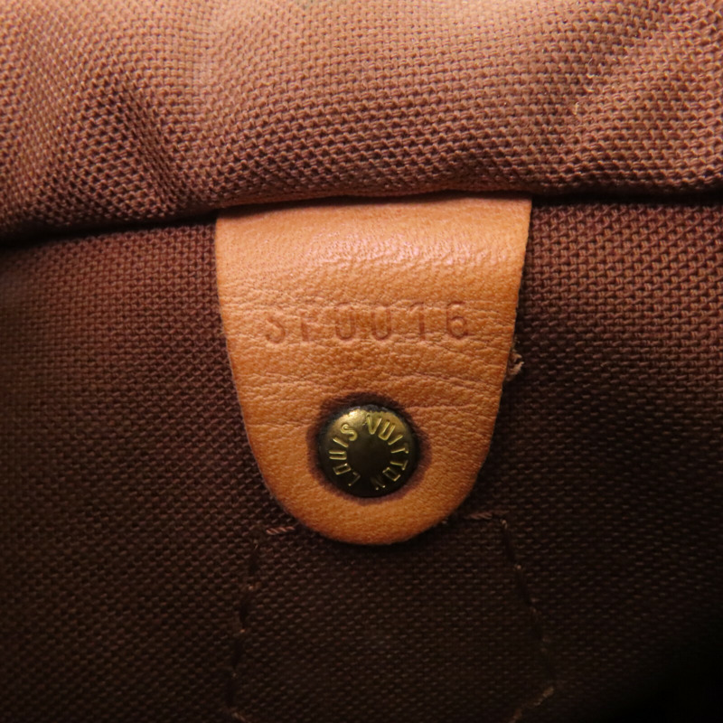 LOUIS VUITTON Monogram Speedy 25金扣手挽袋-6