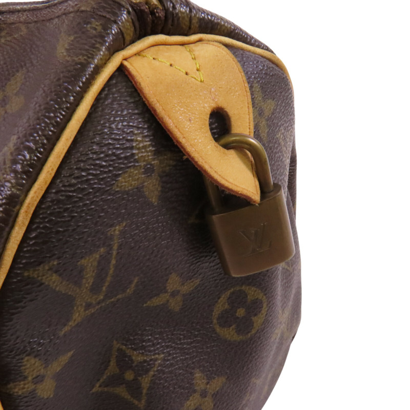 LOUIS VUITTON Monogram Speedy 25金扣手挽袋-7