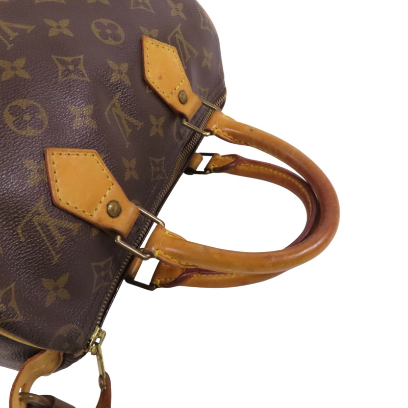 LOUIS VUITTON Monogram Speedy 25金扣手挽袋-8