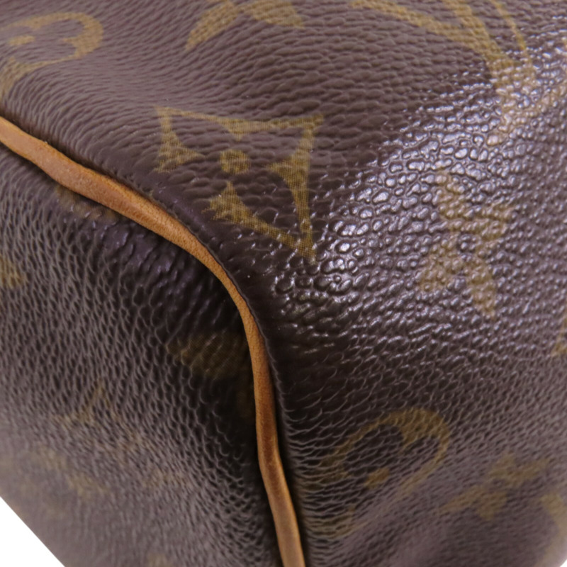 LOUIS VUITTON Monogram Speedy 25金扣手挽袋-10