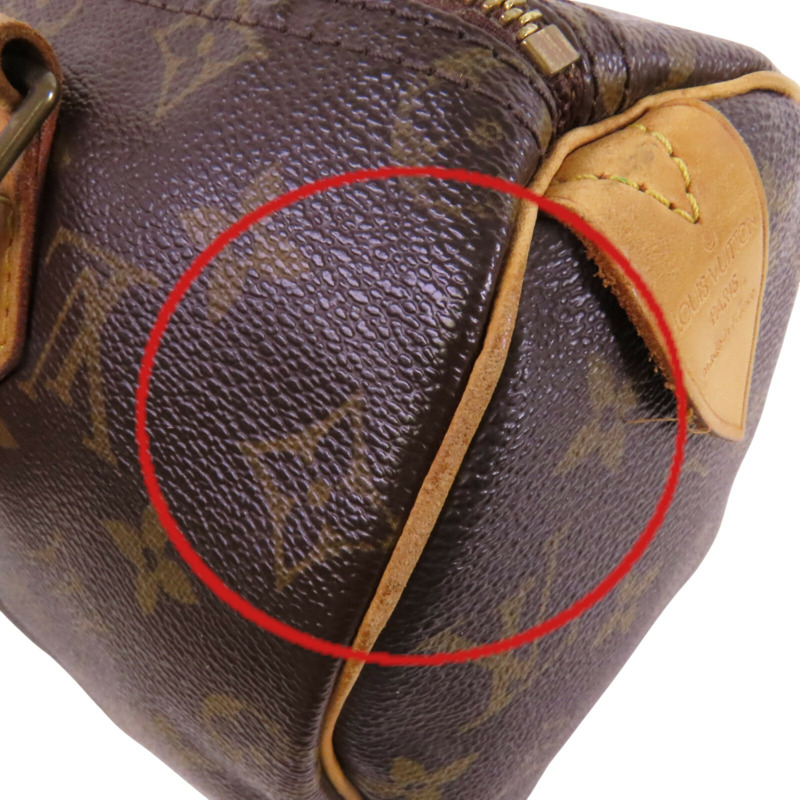 LOUIS VUITTON Monogram Speedy 25金扣手挽袋-19