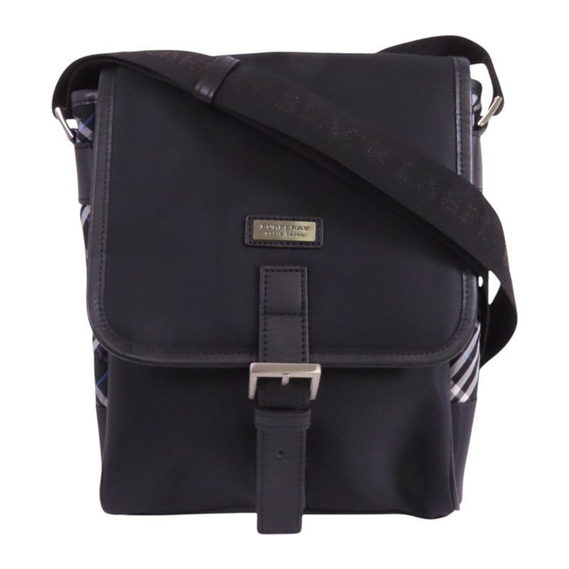 BURBERRY 尼龍Shoulder Bag銀扣肩背袋-0