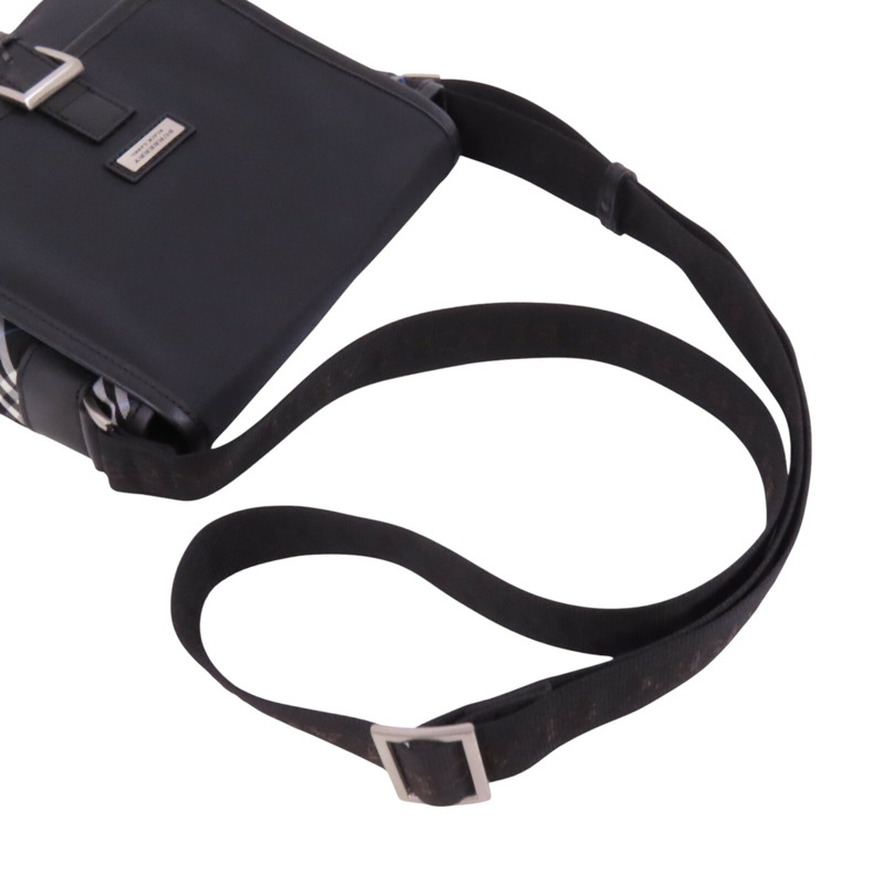 BURBERRY 尼龍Shoulder Bag銀扣肩背袋-7