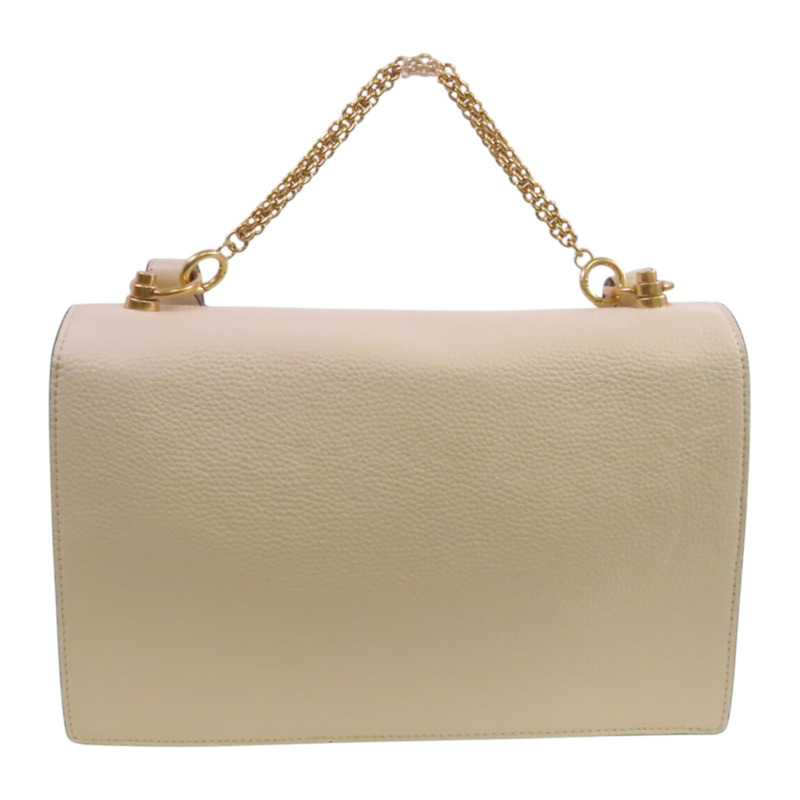 Tory Burch 牛皮皮革2Way Shoulder Bag金扣鏈帶手挽肩背兩用袋-1