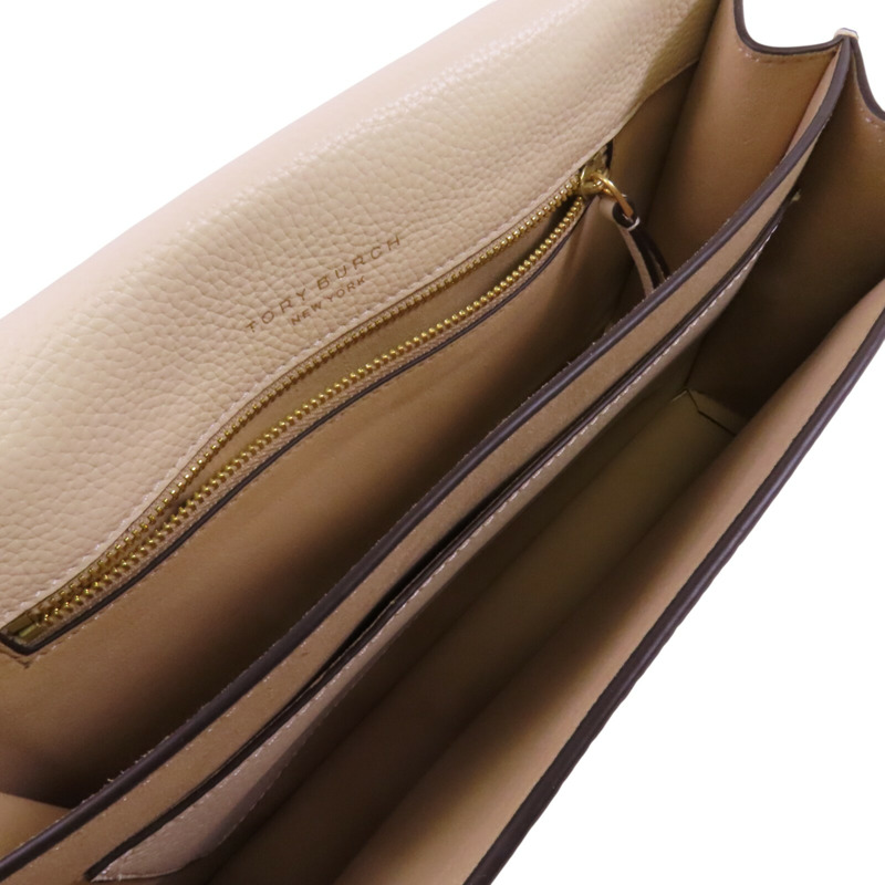 Tory Burch 牛皮皮革2Way Shoulder Bag金扣鏈帶手挽肩背兩用袋-4