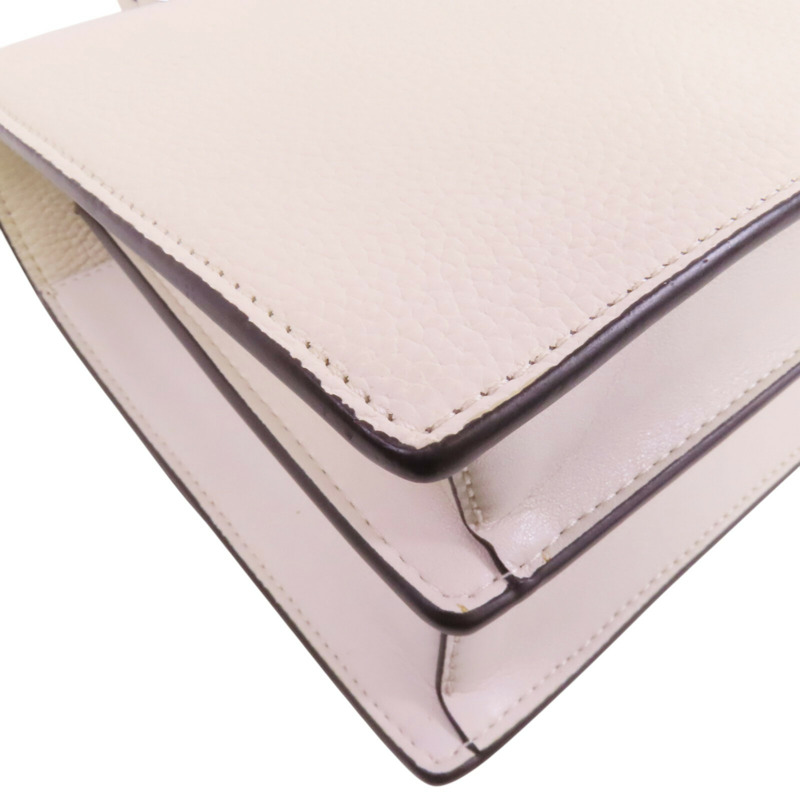 Tory Burch 牛皮皮革2Way Shoulder Bag金扣鏈帶手挽肩背兩用袋-12