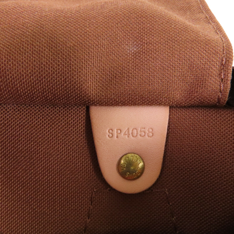 LOUIS VUITTON Monogram Speedy 30金扣手挽袋-6