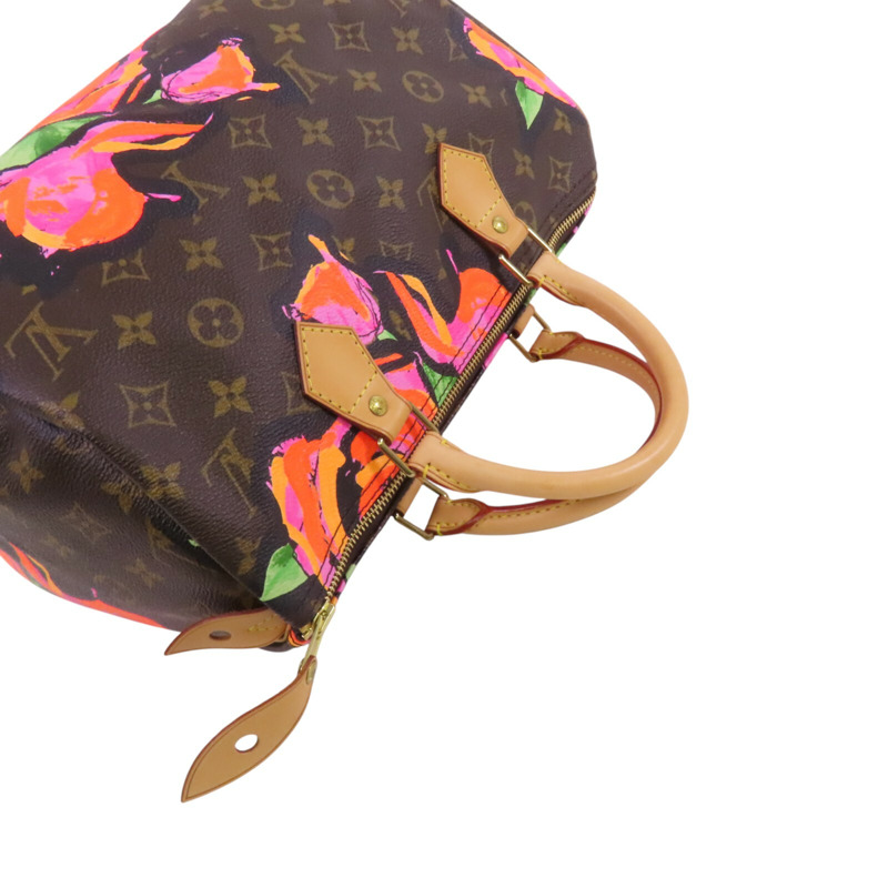 LOUIS VUITTON Monogram Speedy 30金扣手挽袋-7