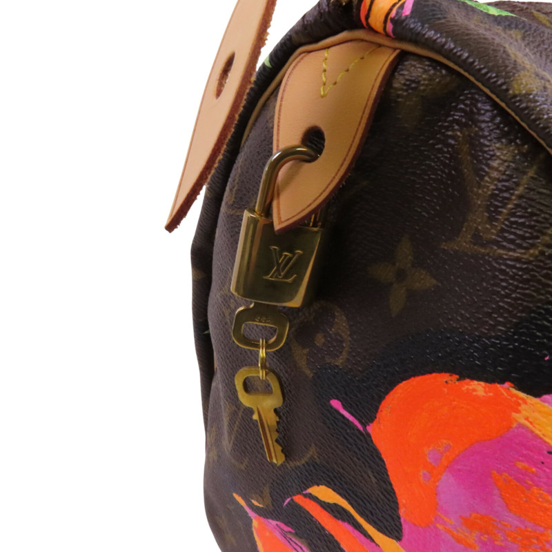 LOUIS VUITTON Monogram Speedy 30金扣手挽袋-8