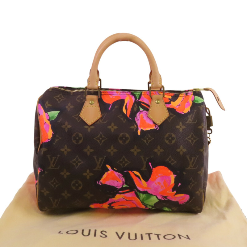LOUIS VUITTON Monogram Speedy 30金扣手挽袋-9