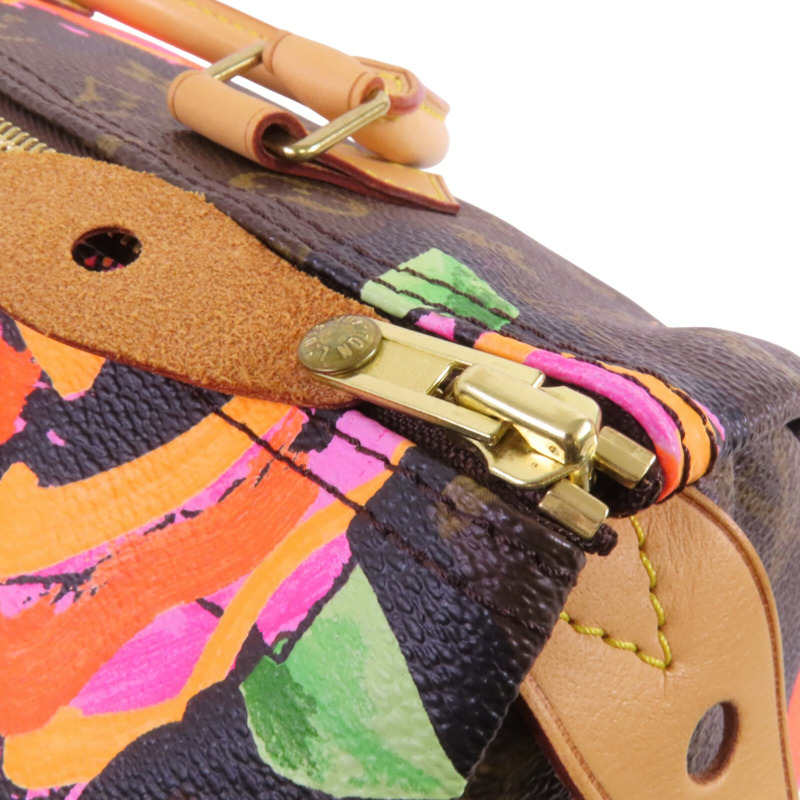 LOUIS VUITTON Monogram Speedy 30金扣手挽袋-15