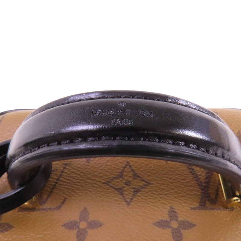LOUIS VUITTON Monogram Reverse Vanity PM金扣手挽肩背兩用袋-6