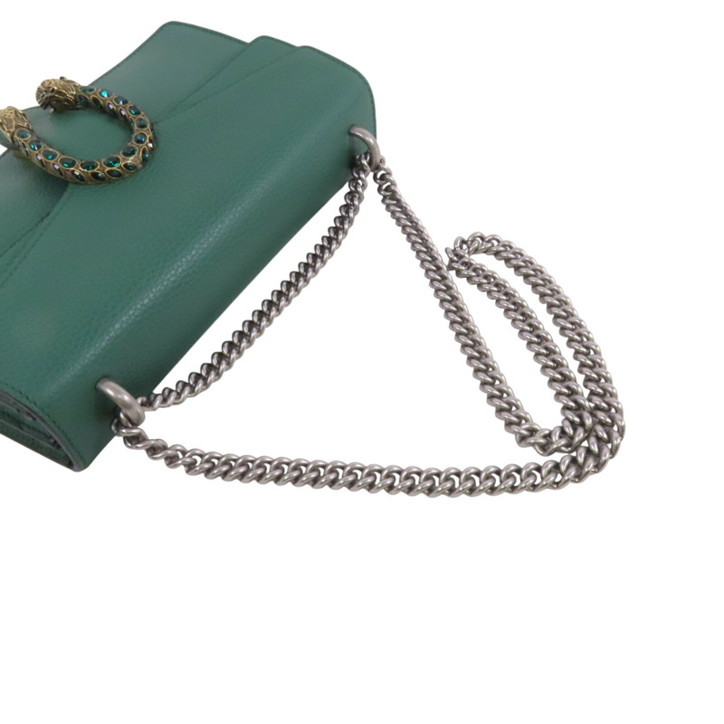 GUCCI 牛皮皮革Dionysus金扣肩背袋-8