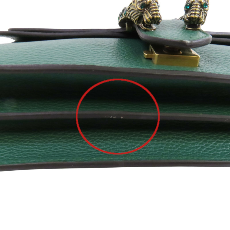 GUCCI 牛皮皮革Dionysus金扣肩背袋-17