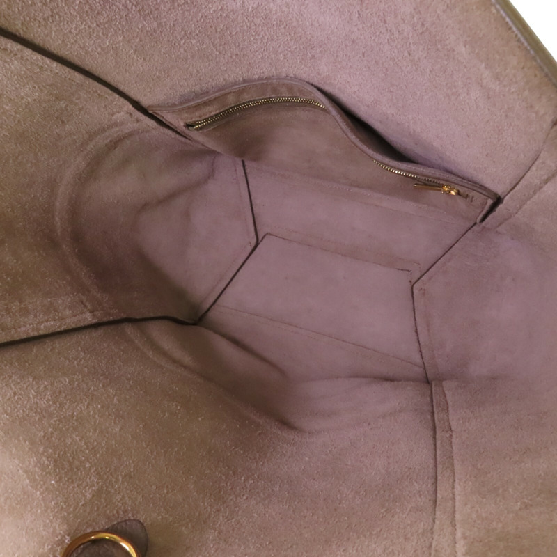 CELINE 牛皮皮革Sangle Bucket Bag金扣肩背袋-4