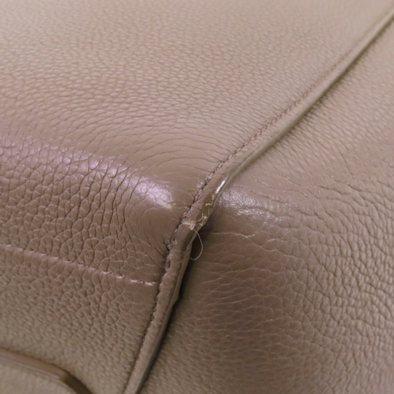 CELINE 牛皮皮革Sangle Bucket Bag金扣肩背袋-12