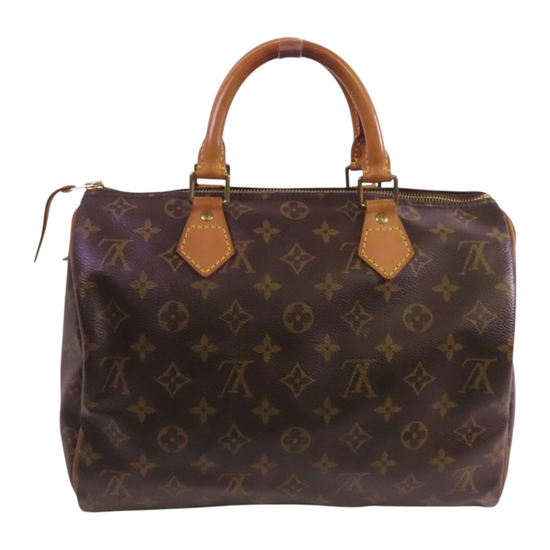 LOUIS VUITTON Monogram Speedy 30金扣手挽袋-1