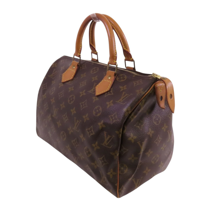 LOUIS VUITTON Monogram Speedy 30金扣手挽袋-2