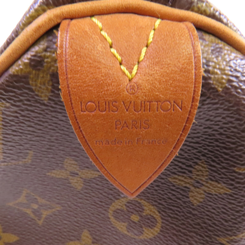 LOUIS VUITTON Monogram Speedy 30金扣手挽袋-5