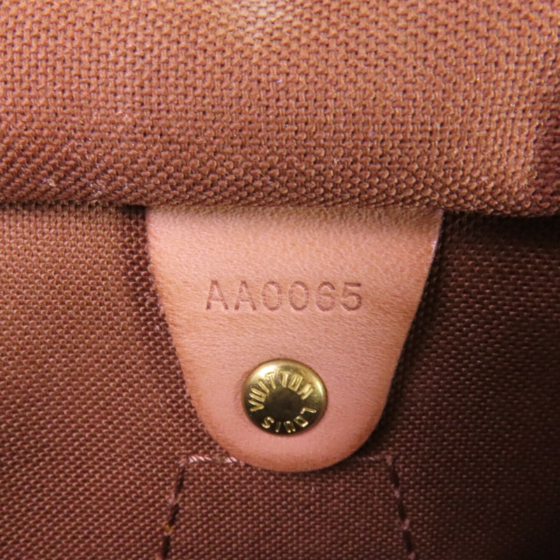 LOUIS VUITTON Monogram Speedy 30金扣手挽袋-6