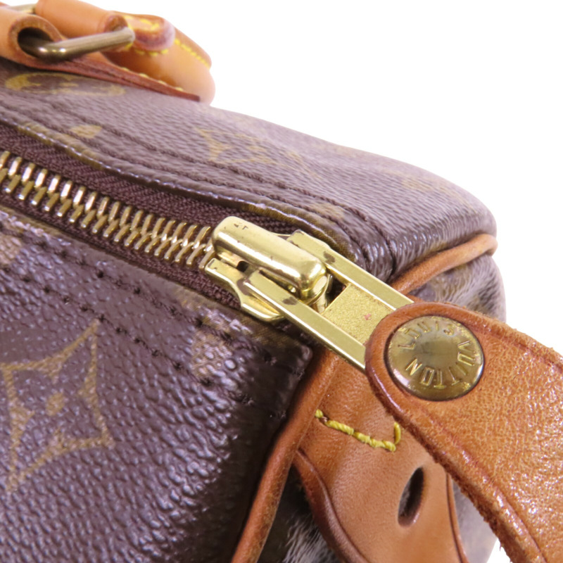 LOUIS VUITTON Monogram Speedy 30金扣手挽袋-8