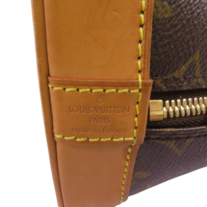 LOUIS VUITTON Monogram Alma PM金扣手挽袋-5