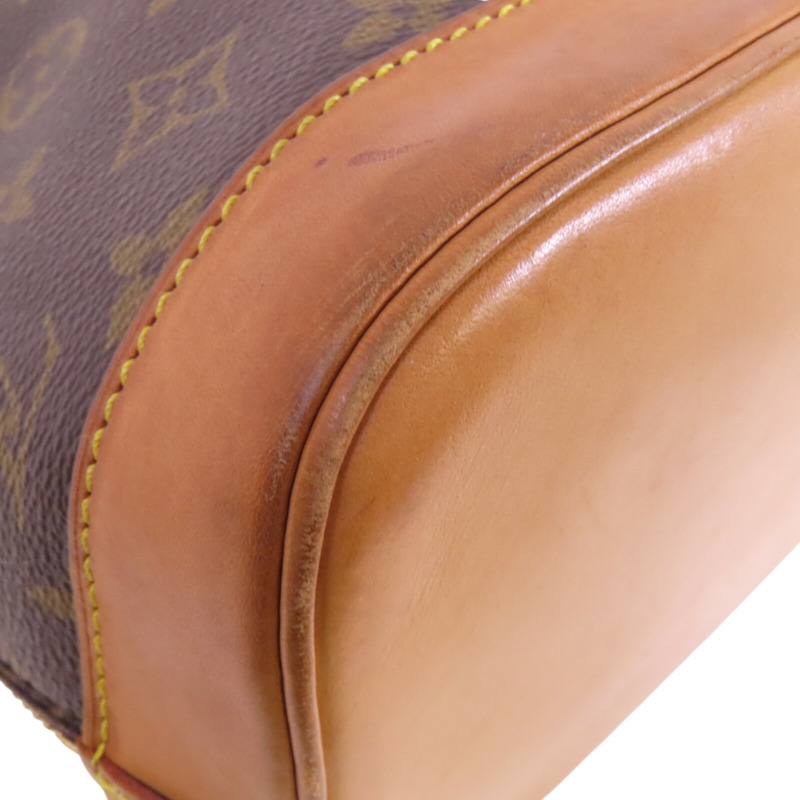 LOUIS VUITTON Monogram Alma PM金扣手挽袋-9