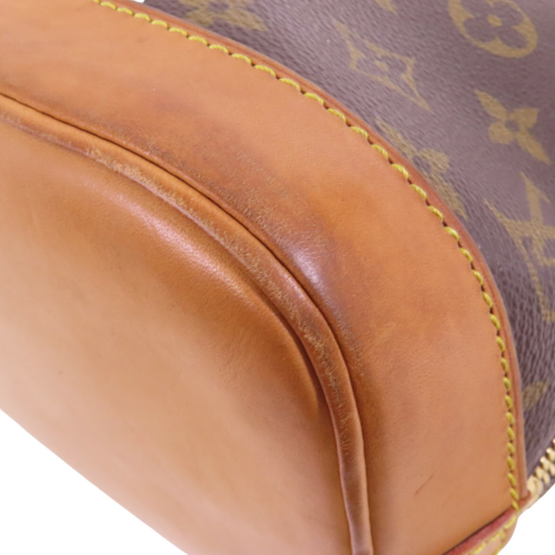 LOUIS VUITTON Monogram Alma PM金扣手挽袋-10