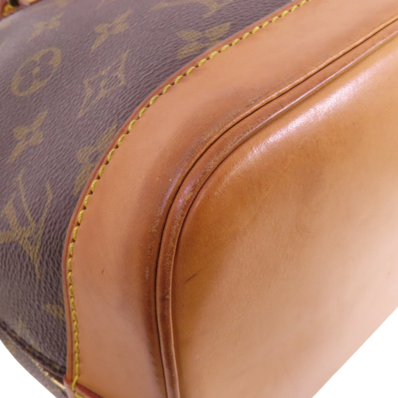 LOUIS VUITTON Monogram Alma PM金扣手挽袋-11