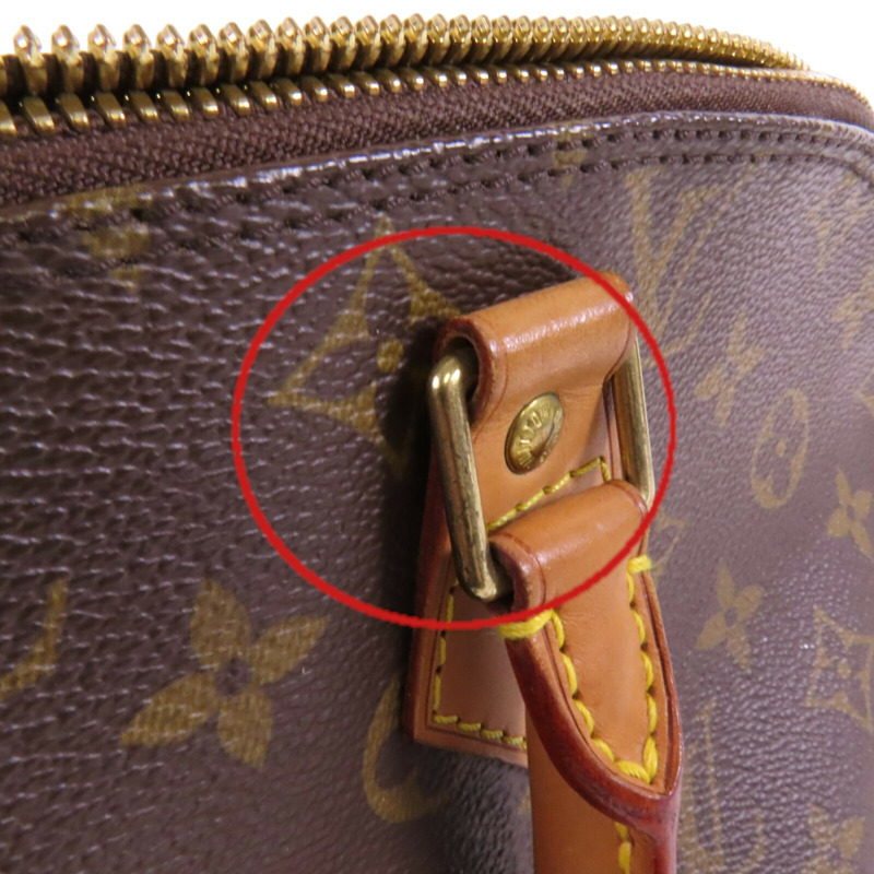 LOUIS VUITTON Monogram Alma PM金扣手挽袋-19