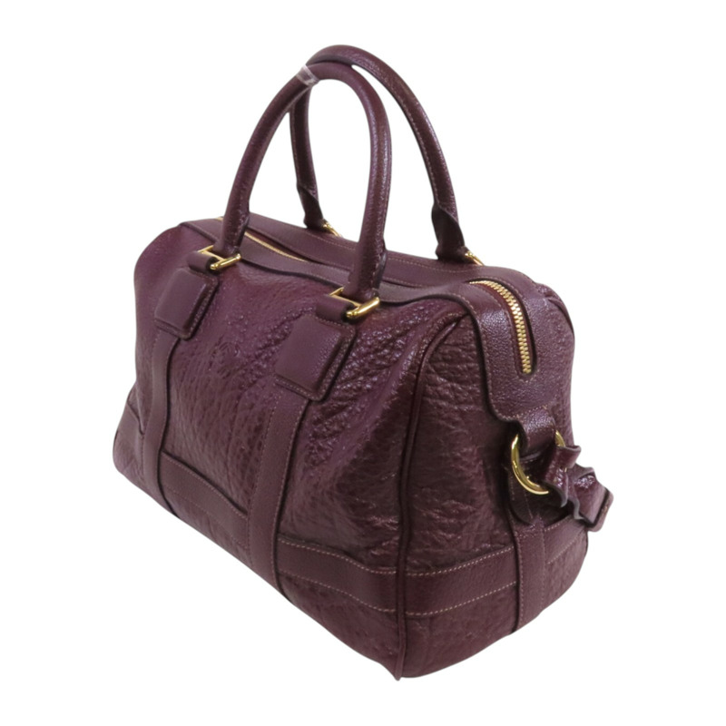 LOEWE 牛皮皮革Shoulder Bag金扣手挽肩背兩用袋-2