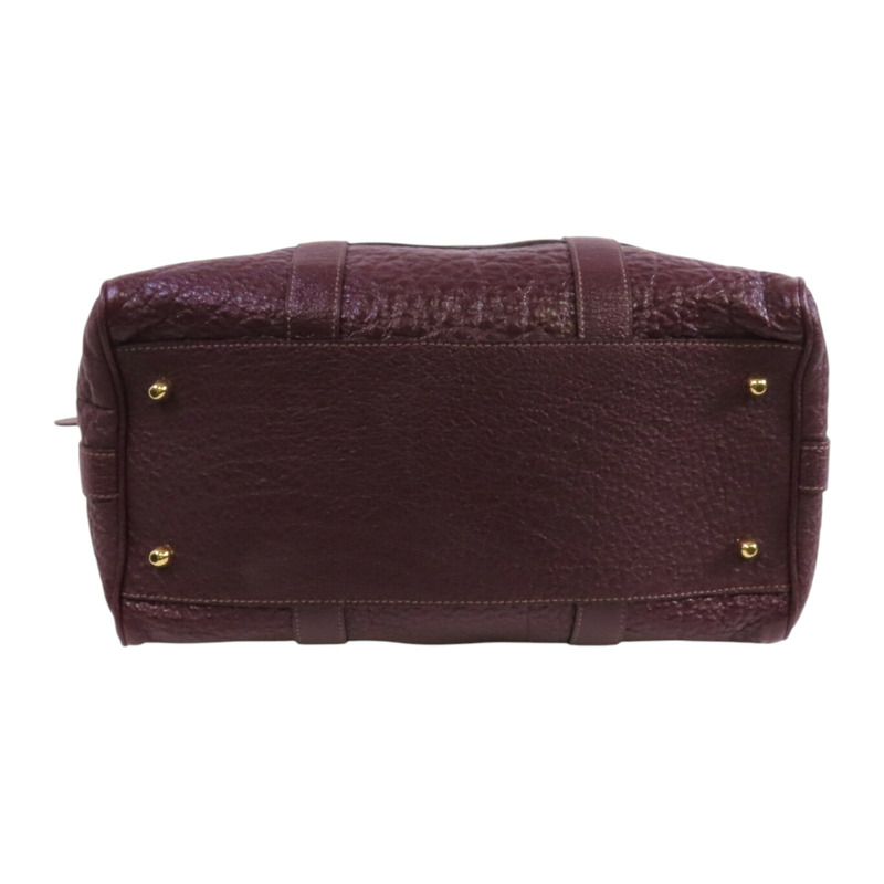 LOEWE 牛皮皮革Shoulder Bag金扣手挽肩背兩用袋-3