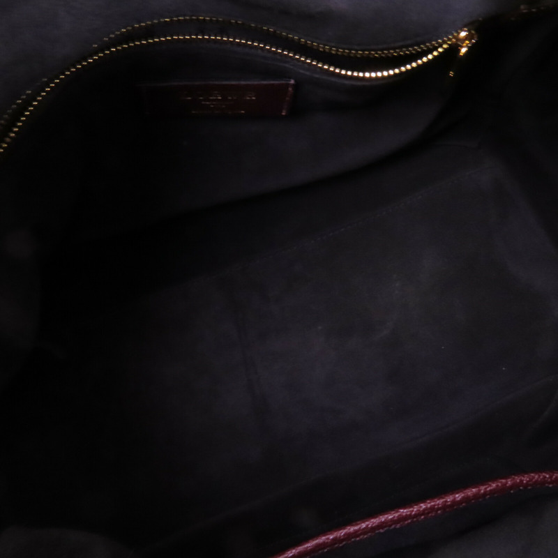 LOEWE 牛皮皮革Shoulder Bag金扣手挽肩背兩用袋-4